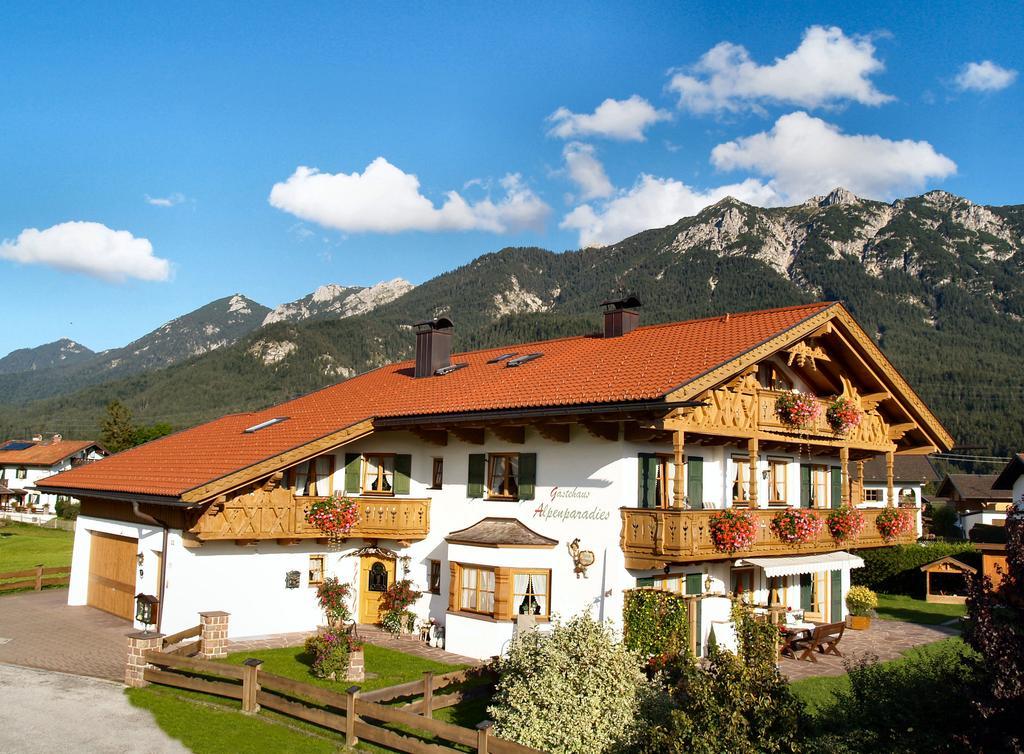 Gaestehaus Alpenparadies Krün Esterno foto